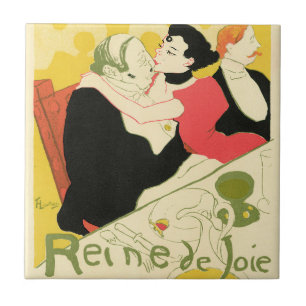 Reine de Joie Toulouse Lautrec Fliese