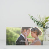 Reine Elegance Wedding Danke - White (Stehend Vorderseite)