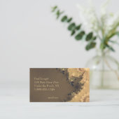 Reine elegante Visitenkarte (Stehend Vorderseite)