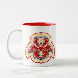 Reine Engelsmacht-Grafikeffekte Zweifarbige Tasse