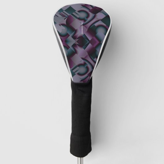 Reine Farbe Golf Treiberabdeckung Headcover (Vorderseite)