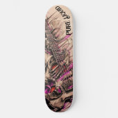 Reine flüssige E-Gitarre Skateboard (Vorderseite)
