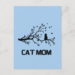 "reine, fruchtige Katzenart-Mama" Postkarte