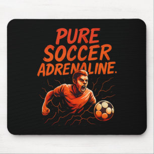 Reine Fußball-Adrenalin-Graffiti-Fan-Ausrüstung De Mousepad