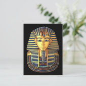 Reine Gold-Gräbermaske Pharao Tutankhamun Postkarte (Stehend Vorderseite)