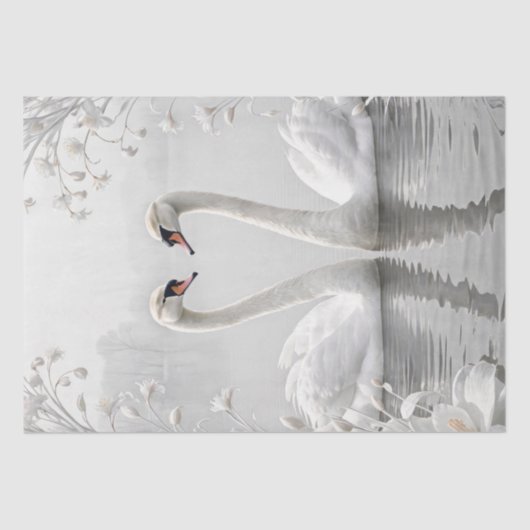 Reine Grace in Quite Water - Decoupage - Seidenpapier (Vorderseite)