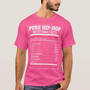 Reine Hip Hop Ernährung - Angesagt-Hop-Mus T-Shirt