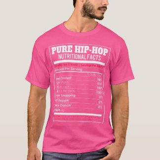 Reine Hip Hop Ernährung - Angesagt-Hop-Mus T-Shirt