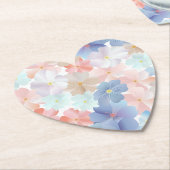 Reine Liebe als eine Blume Untersetzer (angewinkelt)