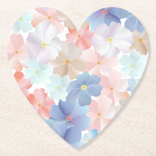 Reine Liebe als eine Blume Untersetzer (Vorderseite)