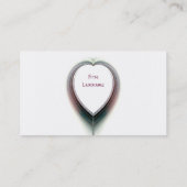 Reine Liebe-Geschäfts-Karte Visitenkarte (Rückseite)