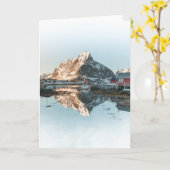 Reine, Lofoten Karte (Gelbe Blume)