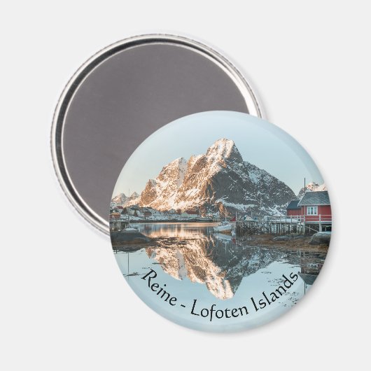 Reine, Lofoten Magnet (Vorderseite/Rückseite)