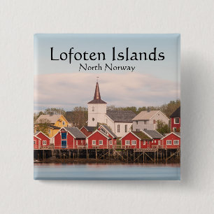 Reine Lofoten Norwegen Button