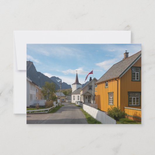Reine Lofoten Norwegen Card (Vorderseite)