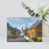 Reine Lofoten Norwegen Card (Stehend Vorderseite)