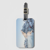 Reine Lofoten Norwegen Gepäckanhänger (Vorderseite Vertikal)