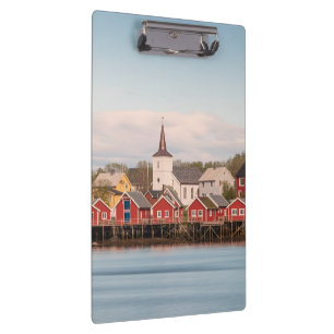 Reine Lofoten Norwegen Klemmbrett