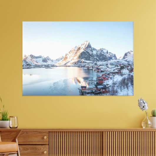 Reine Lofoten Norwegen Leinwanddruck (Insitu (Wohnzimmer))