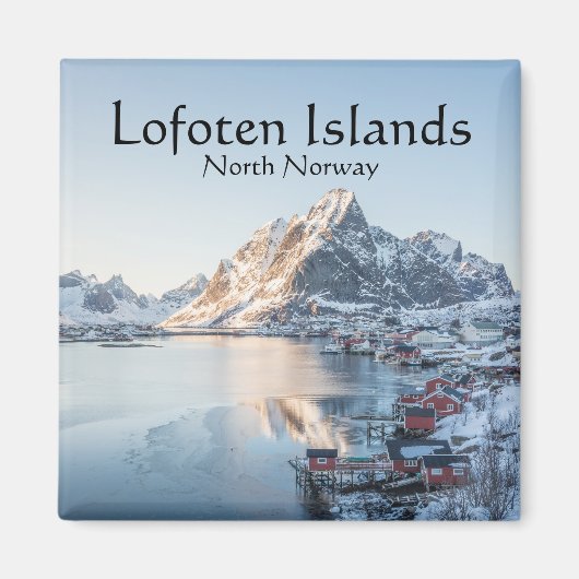 Reine Lofoten Norwegen Magnet (Vorne)