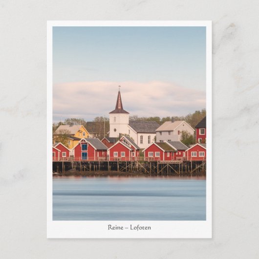 Reine Lofoten Norwegen Postkarte (Vorderseite)