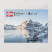 Reine Lofoten Norwegen Postkarte (Vorderseite)