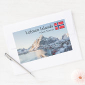 Reine Lofoten Norwegen Rechteckiger Aufkleber (Umschlag)