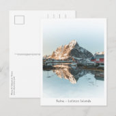 Reine Lofoten Postkarte (Vorne/Hinten)