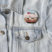 Reine Lofoten Souvenir Button (Beispiel)