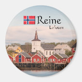 Reine Lofoten Souvenir Magnet (Vorne)