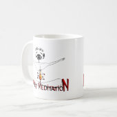 Reine Meditation Kaffeetasse (Vorderseite Links)