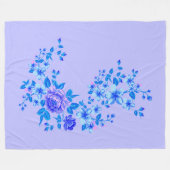 Reine Natur - Sommer der Rose 3 Fleecedecke (Vorderseite (Horizontal))