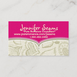 Reine Romance Berater-Visitenkarten Visitenkarte