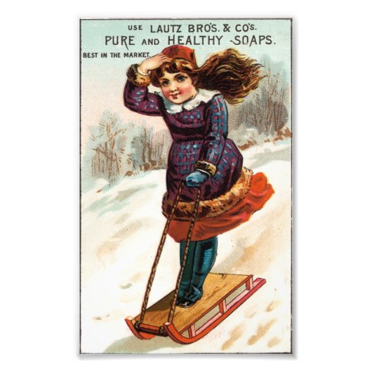 Reine und gesunde Seifen Fotodruck (Vorne)