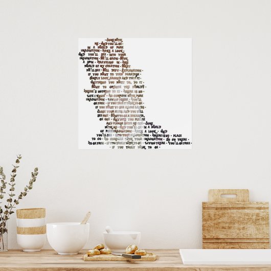 reine Vorstellungskraft Poster (Küche)