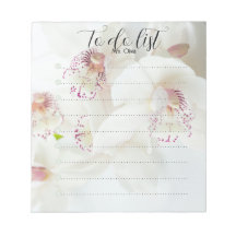 Reine weiße Blumen-Ästhetik-Feiertags-To-Do-Liste