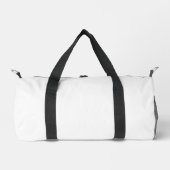 Reine weiße Farbe Duffle Bag (Vorderseite)