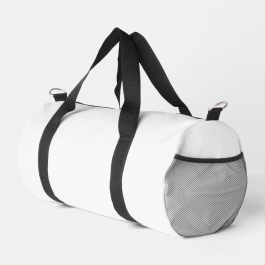 Reine weiße Farbe Duffle Bag (Rechte Ecke)