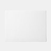 Reine weiße Farbe Fußmatte (Vorderseite)