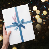 Reine weiße Farbe Geschenkpapier