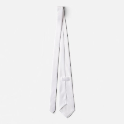 Reine weiße Farbe Krawatte (Rückseite)