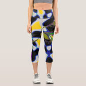 "Reine zeitgenössische Hochwaisted Capris" Capri Leggings (Vorderseite)
