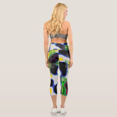"Reine zeitgenössische Hochwaisted Capris" Capri Leggings (Rückseite)