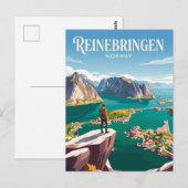 Reinebringen Norwegen Postkarte (Vorne/Hinten)