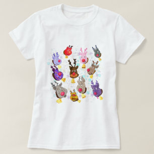 Reineers mit Bells Weihnachts-T - Shirt