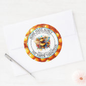 Reiner Bio Honig aus Liebe Runder Aufkleber (Umschlag)