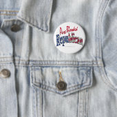 Reiner Blooded Republikaner-Knopf Button (Beispiel)