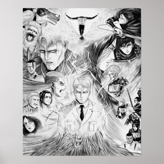 Reiner Braun Armored Titan Shingeki no Kyojin Poster (Vorne)