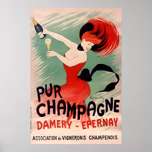 Reiner Champagner - Vintage Poster - Cappiello Pos (Vorne)