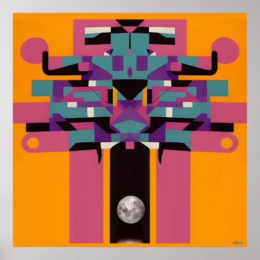 Reiner Demure - Ken Gage Surreal Art Poster (Vorne)